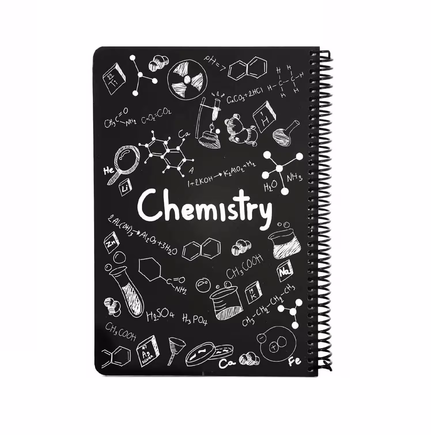 دفتر سیمی 100 برگ دات نوت طرح chemistry