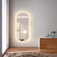 آینه مدل قدی هلالی بک لایت LX07