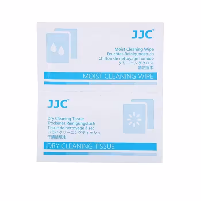 دستمال تمیز کننده لنز جی جی سی مدل CL-T5 بسته 10 عددی