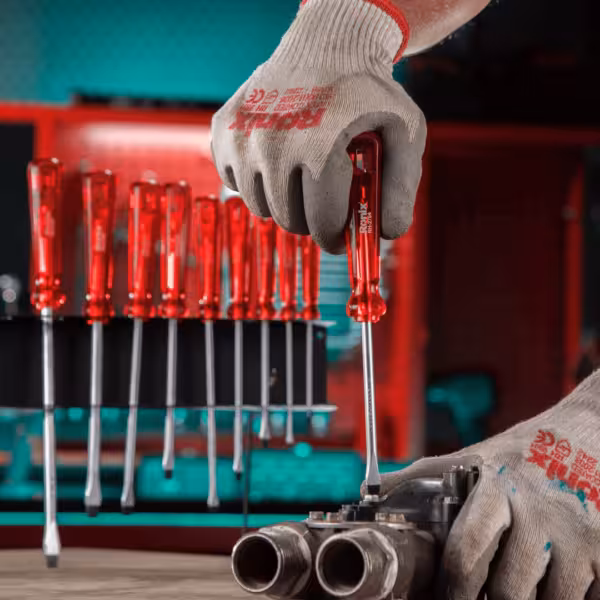 پیچ گوشتی تکی ساده 150*8 دوسو کریستالی