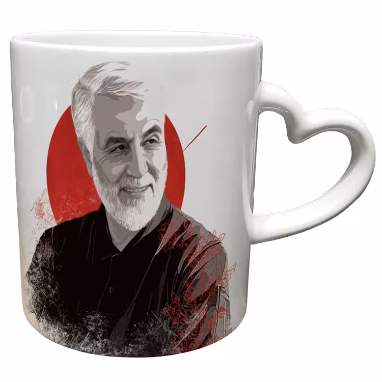 خرید ماگ-لیوان  دسته ساده  سردار سلیمانی کد 100