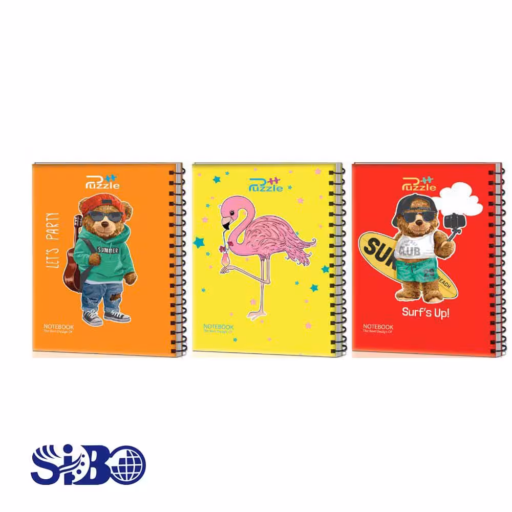 دفتر 50 پازل طلقی فنری پسرانه