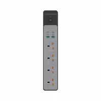 محافظ شوک الکتریکی و چند راهی برق مدل PD-FWCHO45-BK-65W | کالا مکس