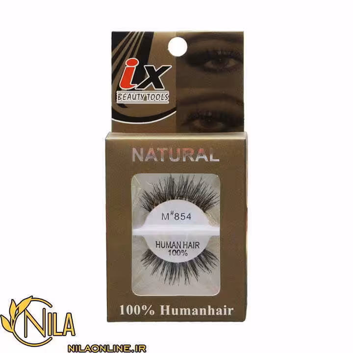 مژه مصنوعی آی ایکس ix از موی 100% طبیعی شماره M 854