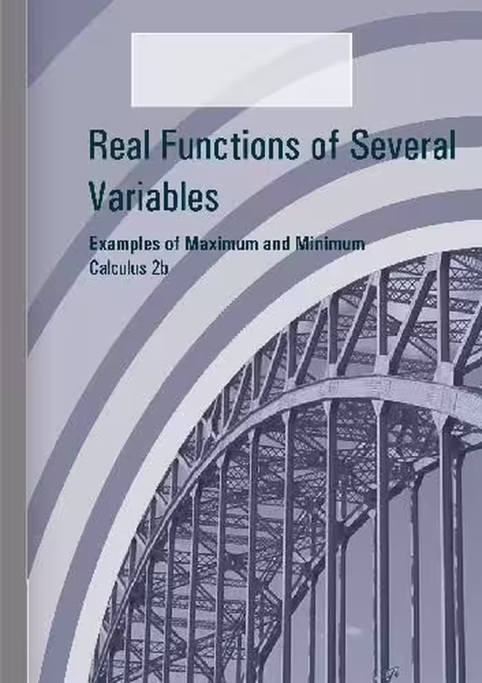 خرید و دانلود نسخه کامل کتاب Calculus 2b, Real Functions in Several Variables