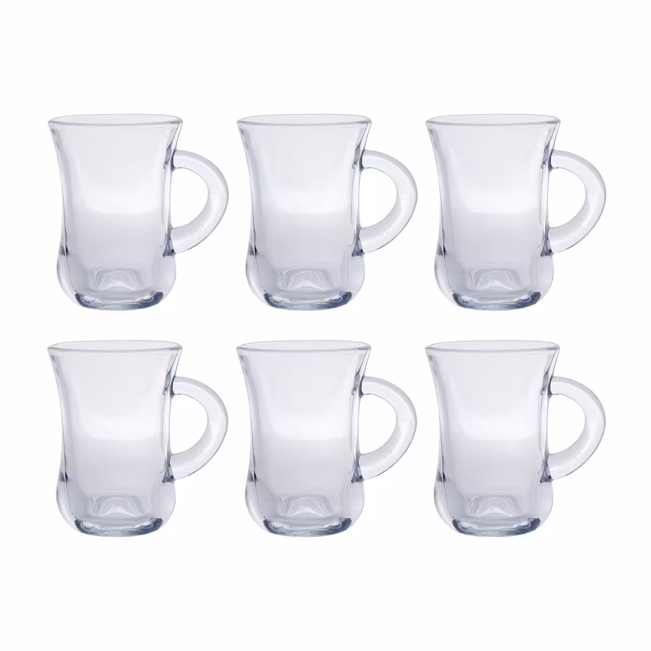 استکان شیشه ای مدل گلجام بسته 6 عددی