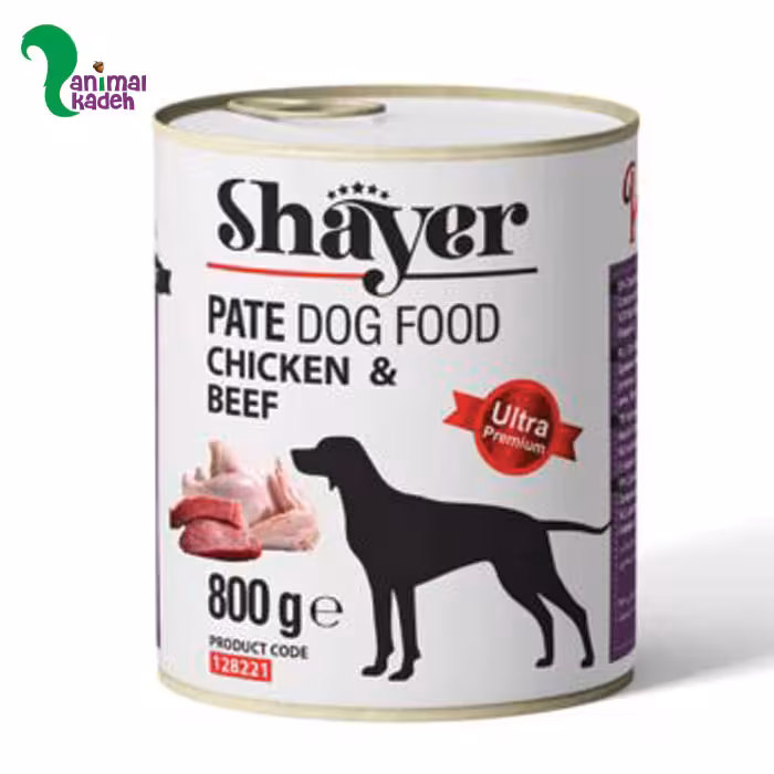 کنسرو شایر سگ 800 گرمی پته مرغ و گوشت