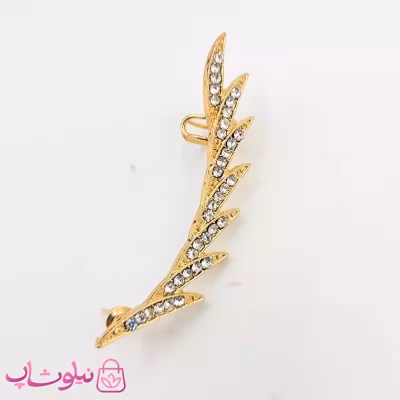 گوشواره لاله گوش طرح شاخه برگ