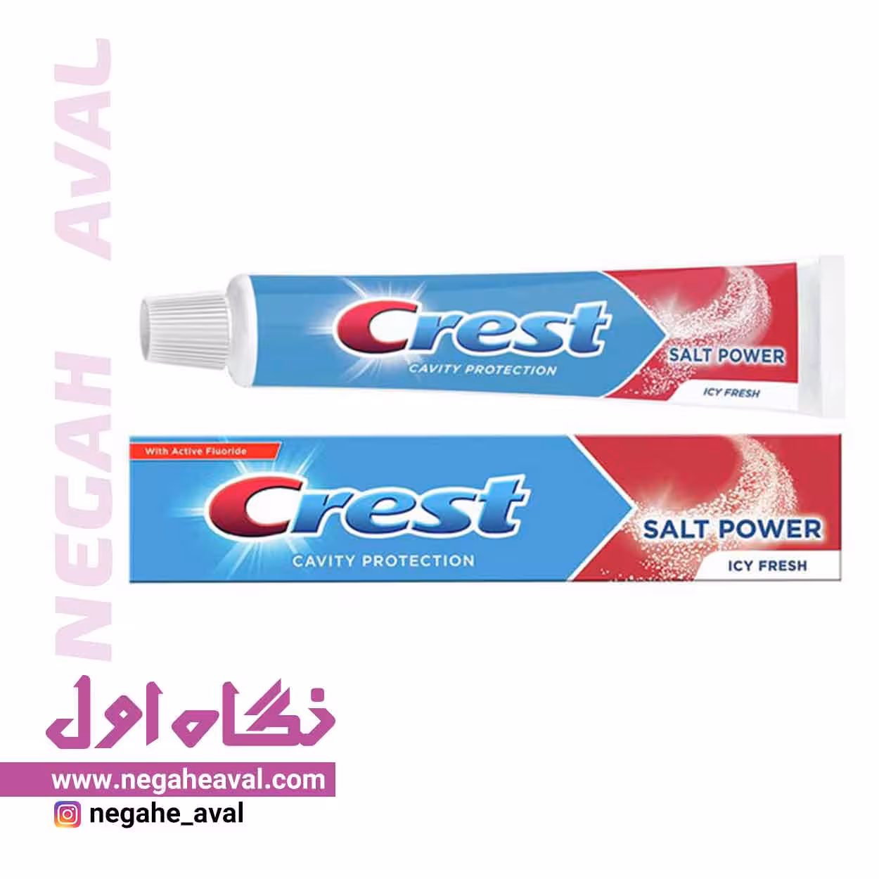 خمیردندان SALT POWER Icy Fresh کرست حجم 125 میلی لیتر