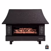 بخاری گازی شومینه ای نیک کالا مدل نفیس MC30