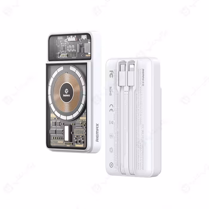 پاوربانک 10000mAh شارژر بی سیم ریمکس مدل RPP-580