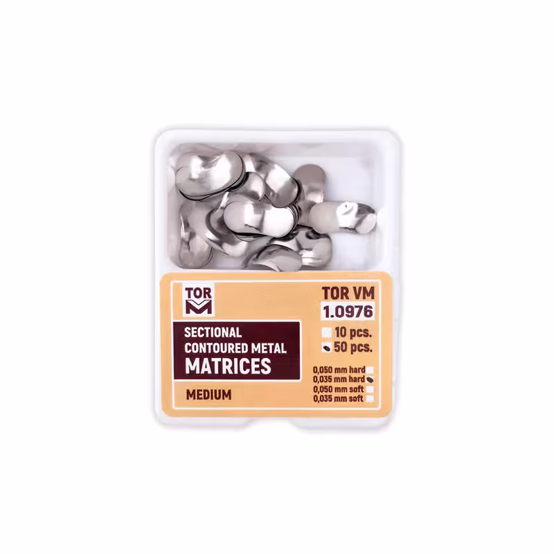 سکشنال ماتریکس 50 عددی TORVM – Sectional Contoured Metal Matrices
