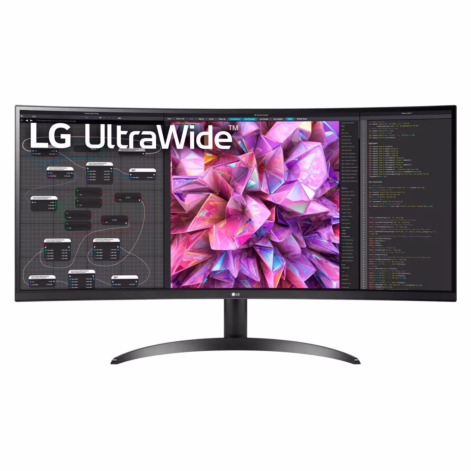 مانیتور ال جی مدل LG UltraWide 34WQ60C-Bسایز 34اینچ