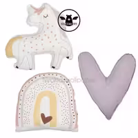 کوسن فانتزی ست رنگین کمان Happy