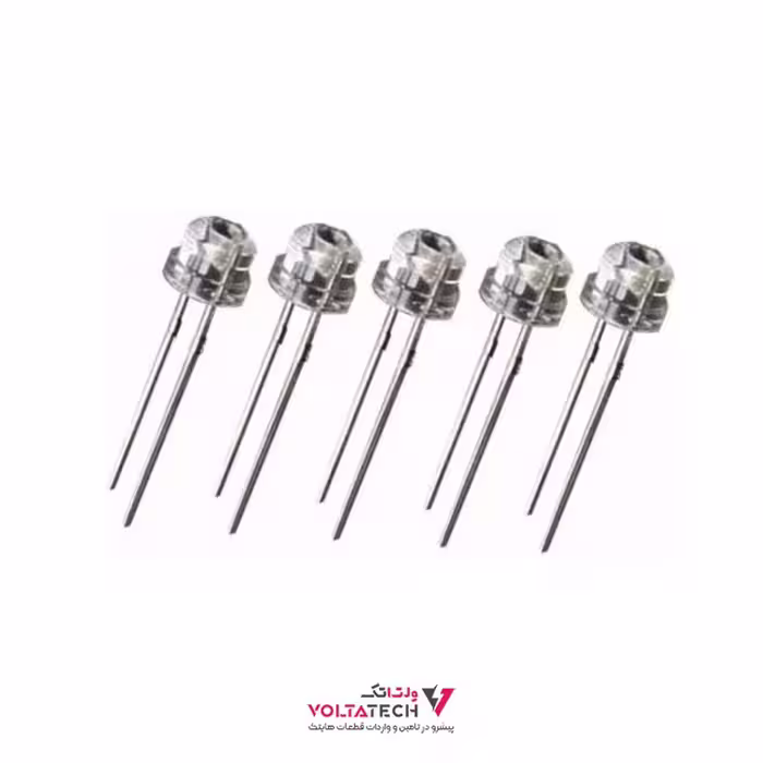 LED کلاهی 5mm آبی