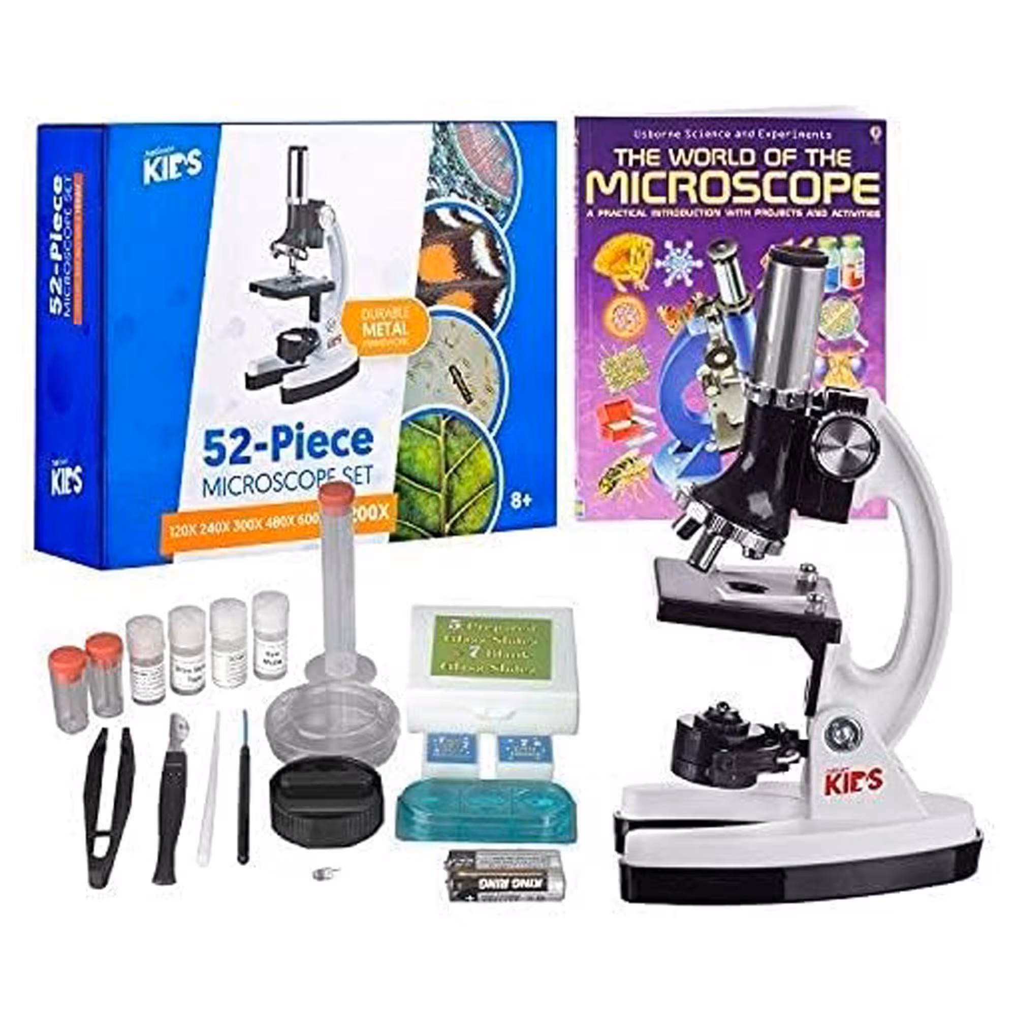 میکروسکوپ کودکان AmScope Kid’s 1200X Microscope Kit