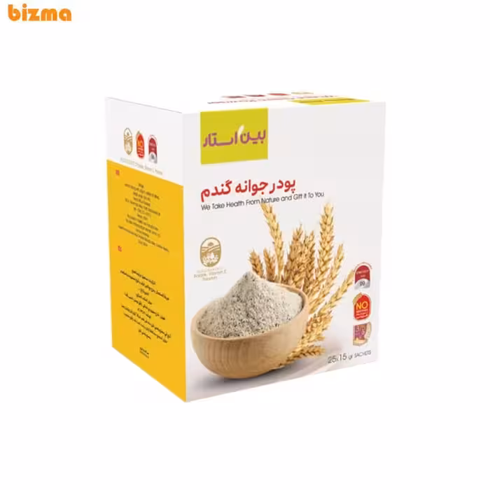 پودر جوانه گندم بین استار – 25 ساشه 15 گرمی