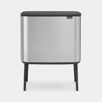 سطل زباله 36 لیتر استیل مات برابانتیا | Brabantia BO TOUCH BIN