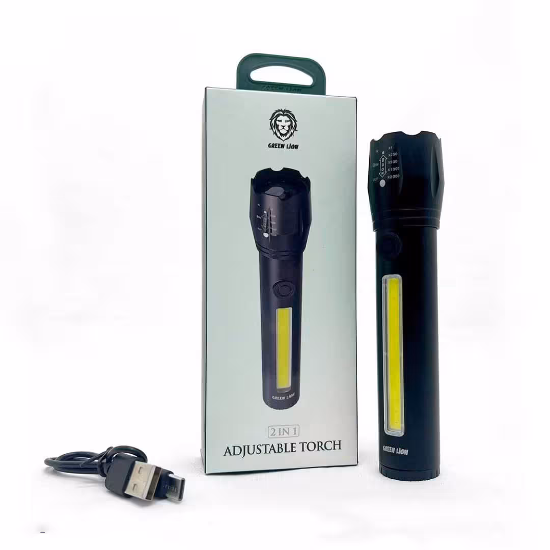 چراغ قوه 2 کاره گرین لاین مدل Adjustable Torch