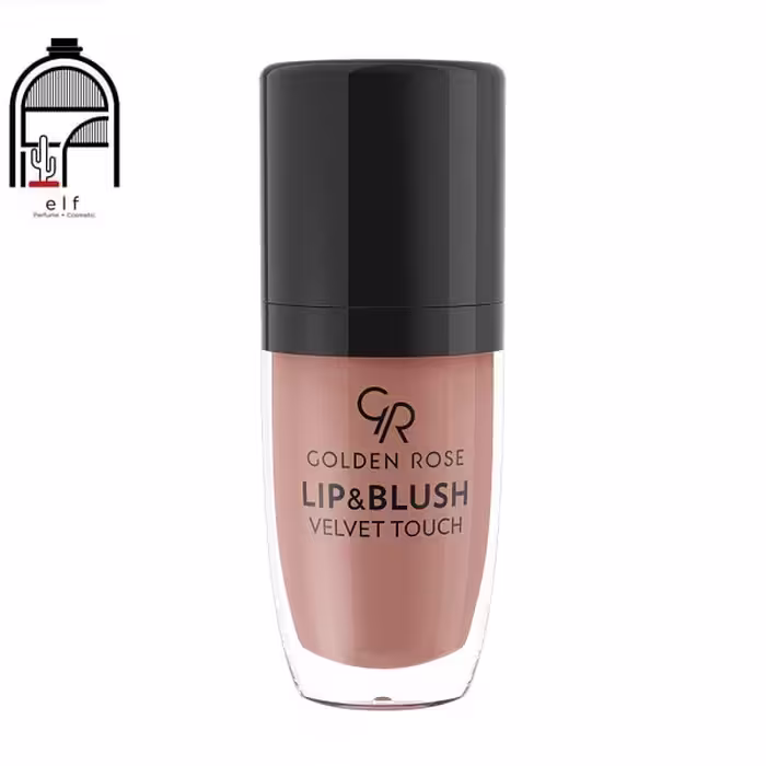 رژ لب و رژ گونه مایع ولوت برند گلدن رز مدل Golden Rose Lip & Blush Velvet Touch