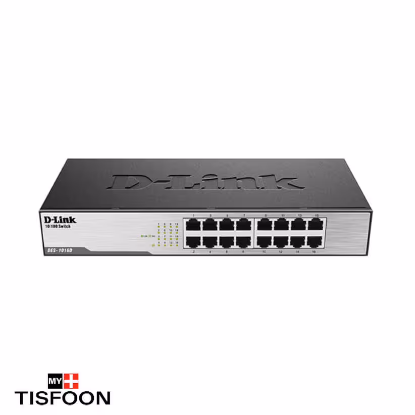 سوییچ 16 پورت دی-لینک مدل DES-1016D