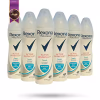 6 عدد اسپری ضد تعریق زنانه رکسونا Rexona مدل شاداب و تمیز Fresh حجم 200 میلی لیتر (اورجینال)