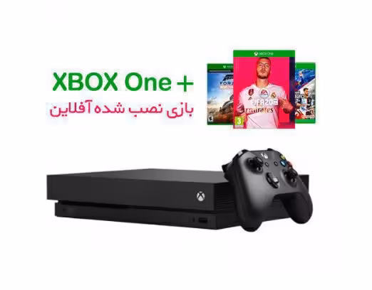 کنسول بازی مايکروسافت مدل ایکس باکس وان ایکس 1 ترابایت   1 دسته مشکی   20 بازی آفلاین انتخابی
