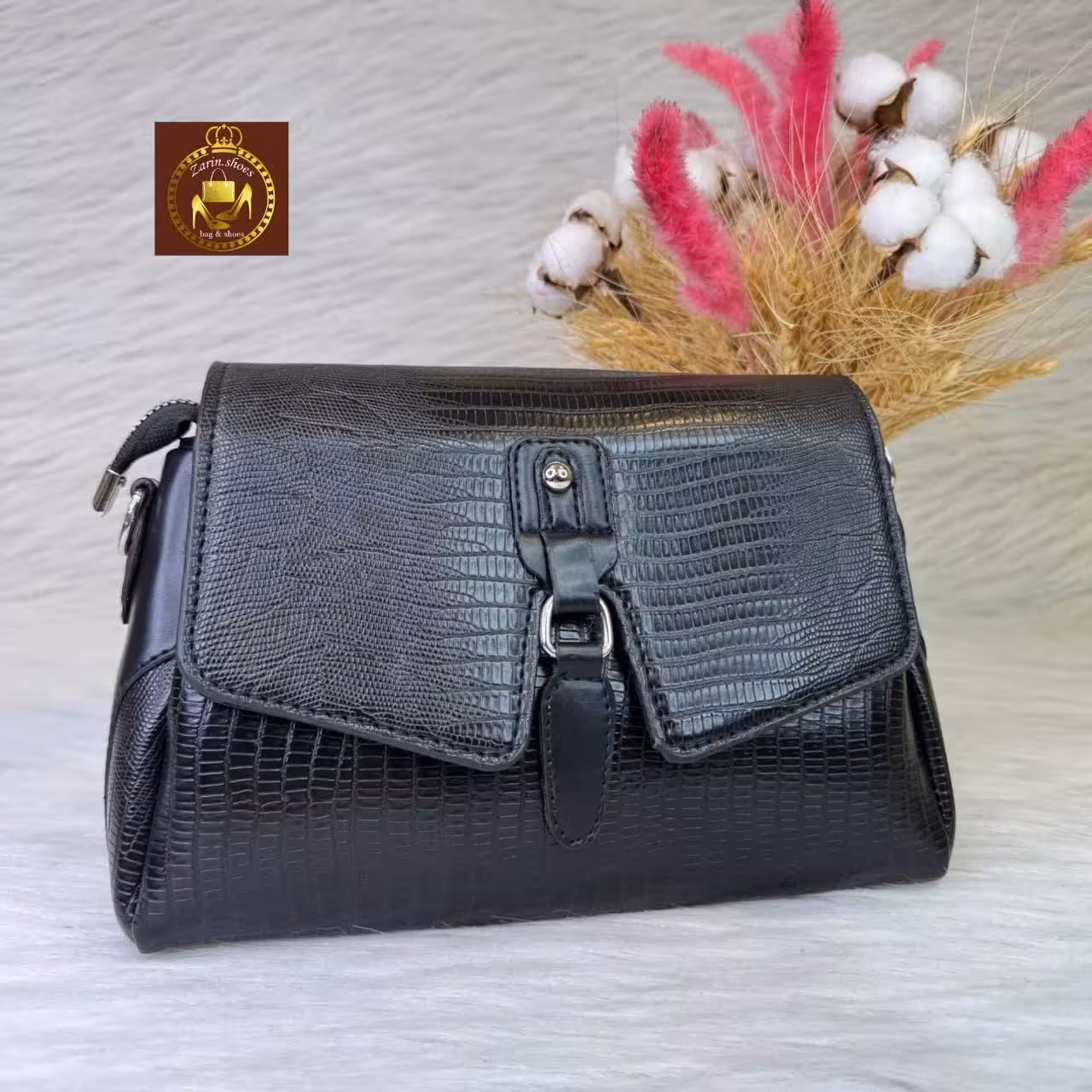 کیف زنانه دوشی و دستی جادار کد : 3594