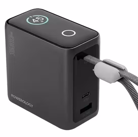 پاوربانک 15000 هزار 45 وات پاورولوژی مدل Powerology PPBCHA60BK