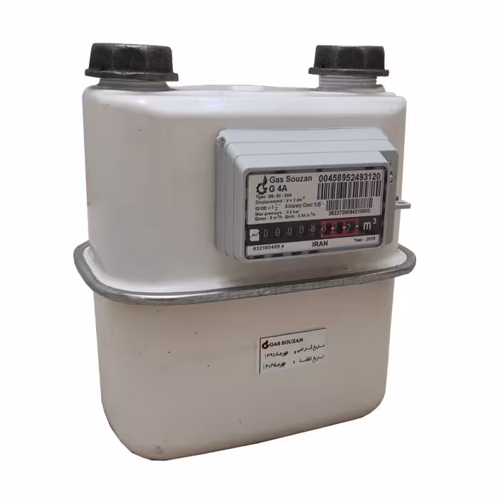 کنتور گاز دیافراگمی گازسوزان مدل G4