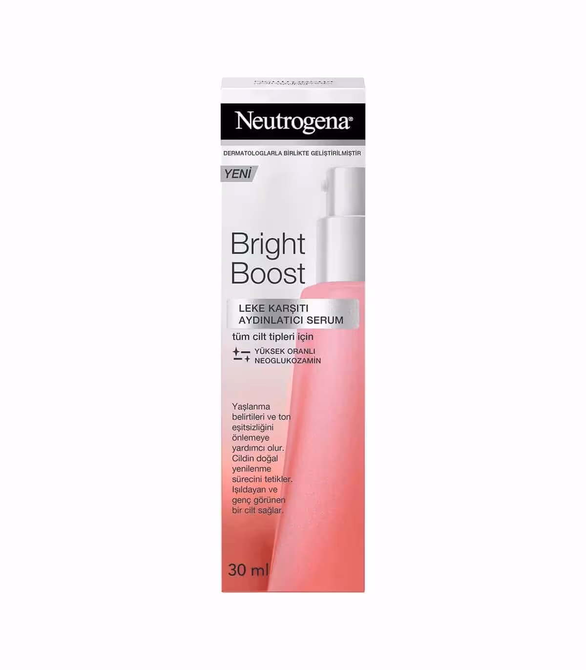 سرم ضد لک و روشن کننده برایت بوست نوتروژینا30میلNeutrogena Bright Boost SERUM ILUMINADOR