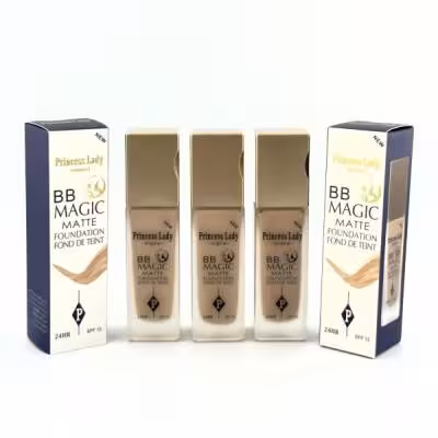 کرم پودر شیشه ای پمپی پرنسس لیدی