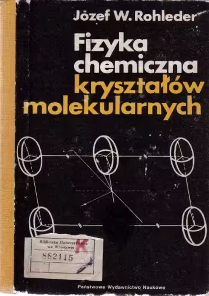 خرید و دانلود نسخه کامل کتاب Fizyka chemiczna kryształów molekularnych