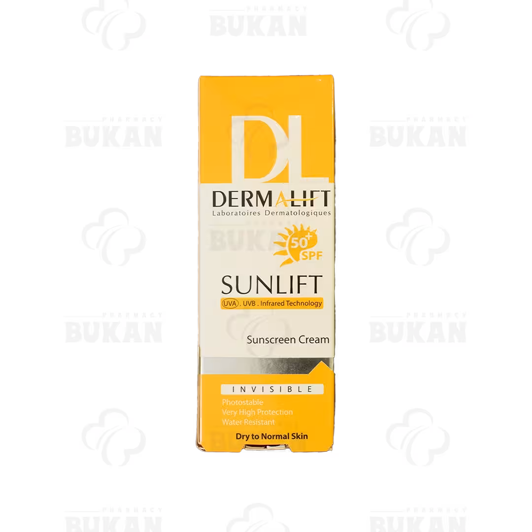 کرم ضد آفتاب بی رنگ پوست خشک تا معمولی سان لیفت درمالیفت
