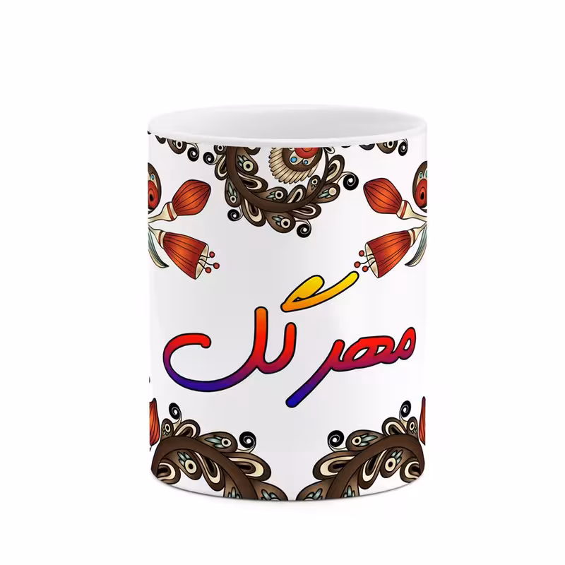 خرید ماگ-لیوان    اسم مهرگل  سنتی گل و بته کد mgh47765