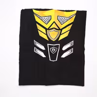 اسکارف پارچه ای داخل فوتر چاپی سپر زرد