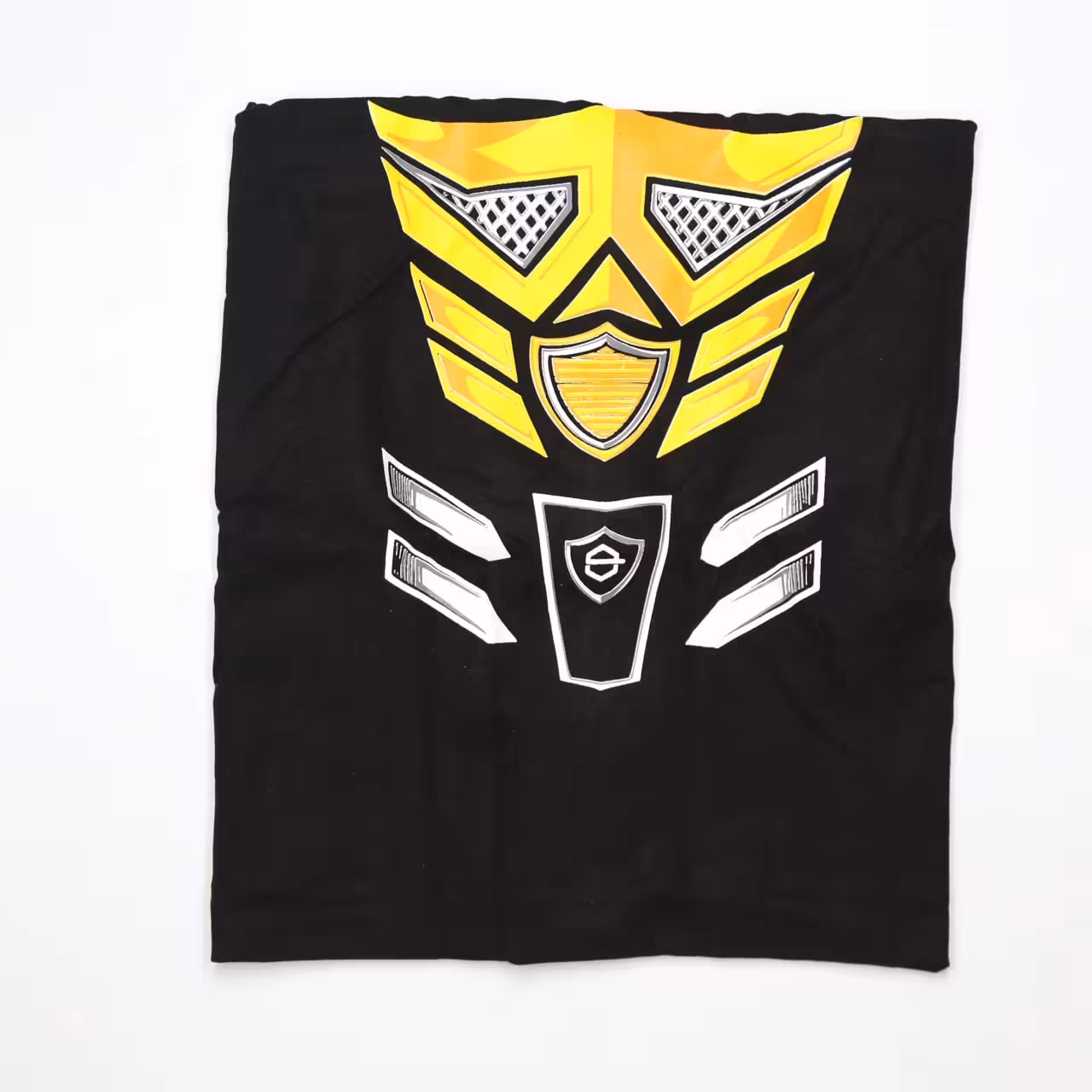 اسکارف پارچه ای داخل فوتر چاپی سپر زرد