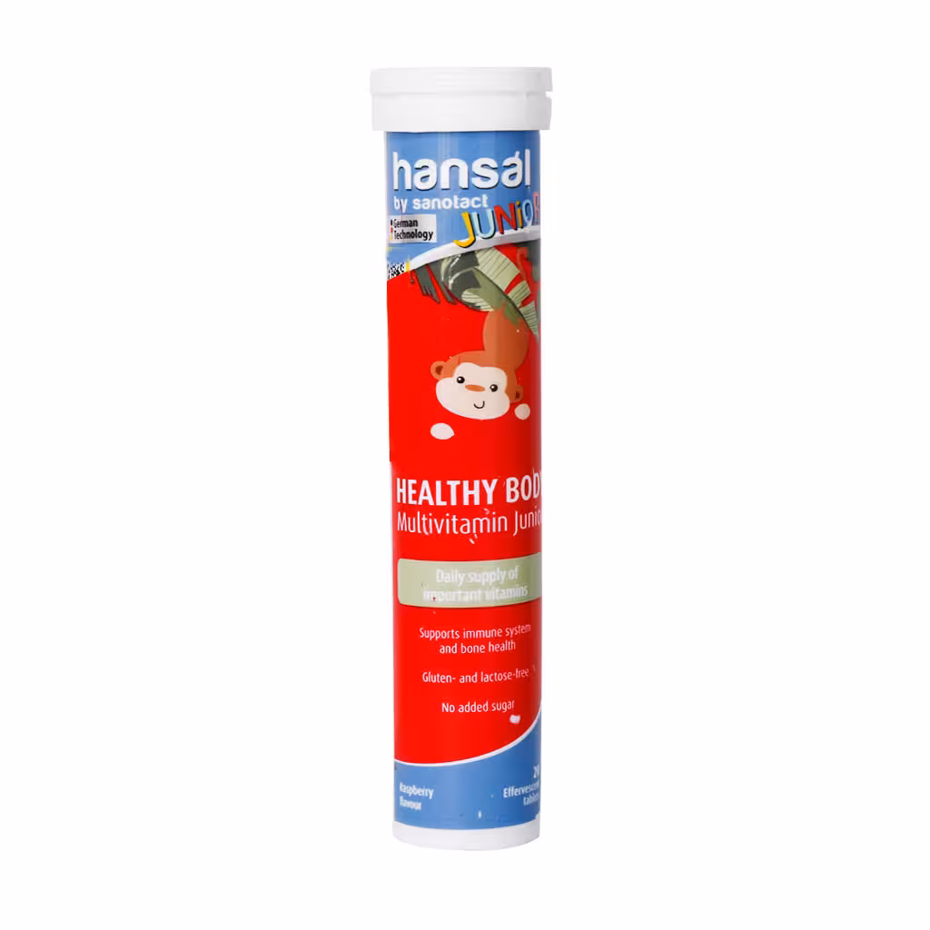 قرص جوشان مولتی ویتامین جونیور هانسال 20 عدد | Hansal Multivitamin Junior Eff Tabs