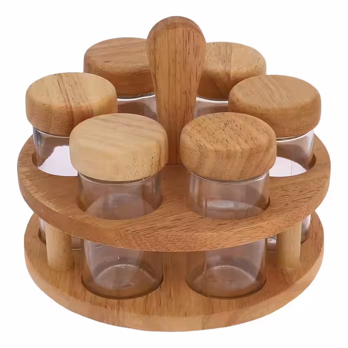 جا ادویه لاناوود مدل نیوا – 6 عددی گردان تخت جمع‌وجور