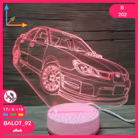 بالبینگ چراغ خواب سه بعدی B202