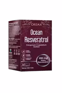کپسول رزوراترول حمایت از سلامت قلب و عروق Ocean - بسته 30 عددی