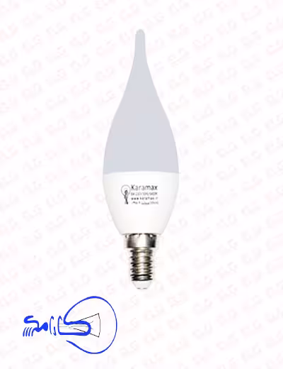 لامپ اشکی 6 وات کارامکس