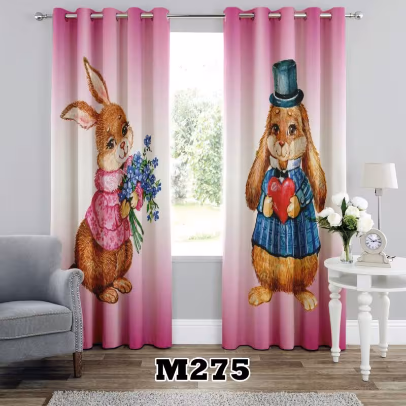 پرده سه بعدی طرح کودک