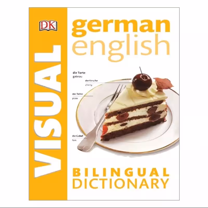 German English Bilingual Visual Dictionary کتاب