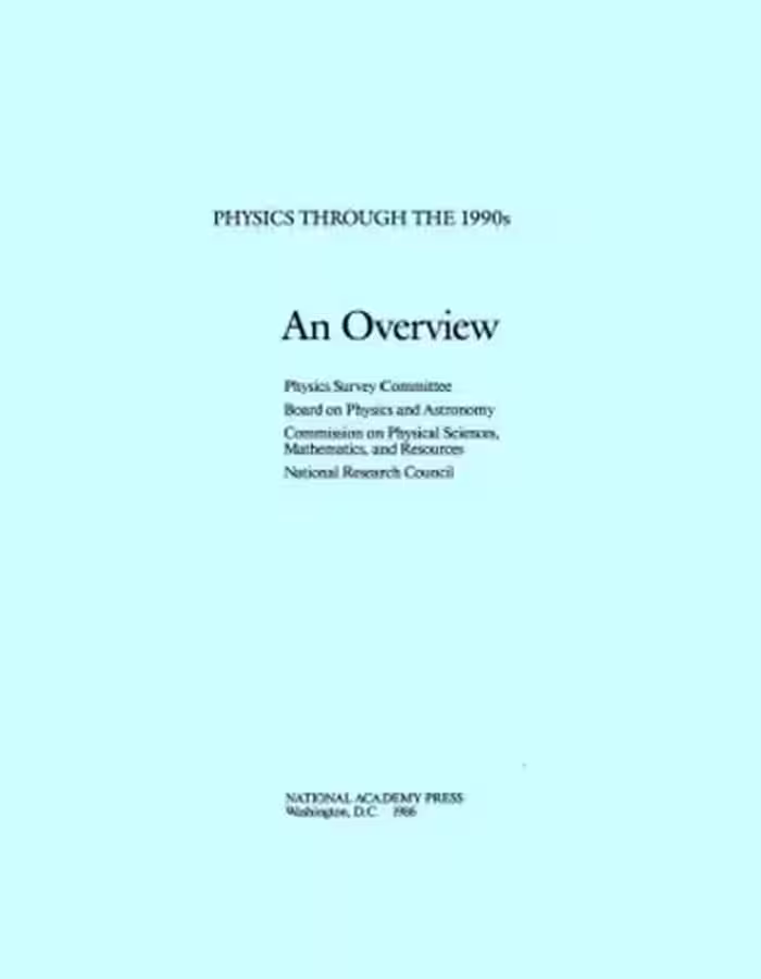خرید و دانلود نسخه کامل کتاب Physics through the 1990s: An overview