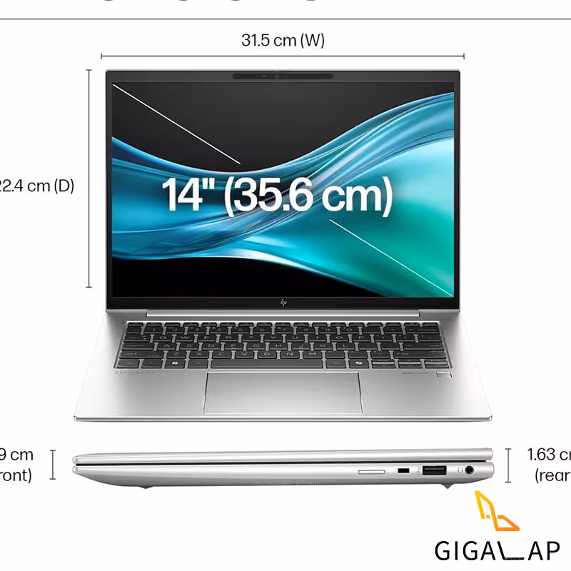 لپ تاپ HP ELITEBOOK 840 G11 مدل U5 125U 16GB 512GB SSD INTEL GRAPHICS 14,1 INCH FHD