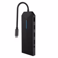 هاب گیمینگ برند پرودو مدل porodo 9IN1 Usb-c HUB 4K Gamers Edition PDX526