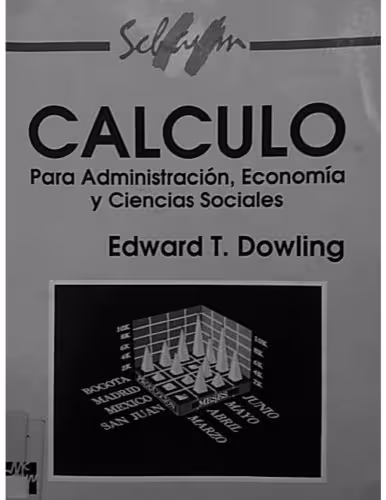 خرید و دانلود نسخه کامل کتاب Calculo para administracion, economia y ciencias sociales