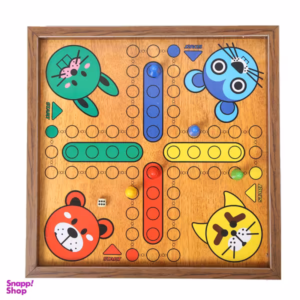 بازی فکری طرح منچ و مارپله مدل Sh-65