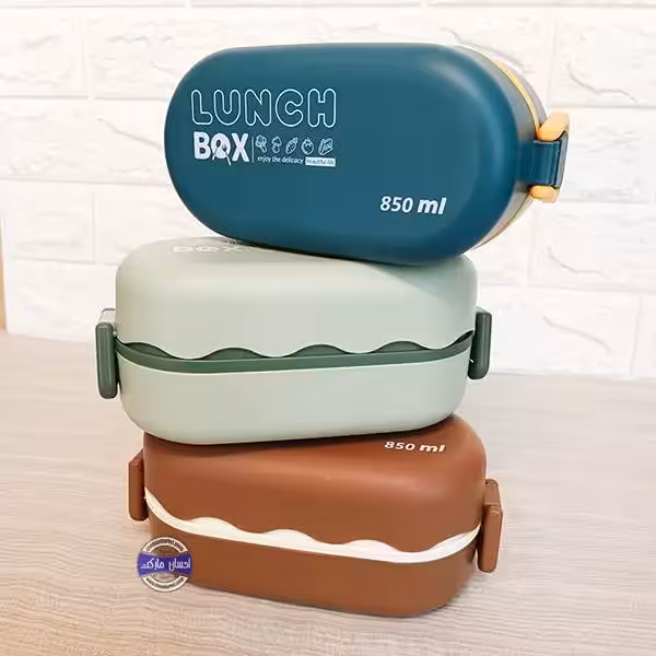 ظرف غذای دو طبقه ساندویچی